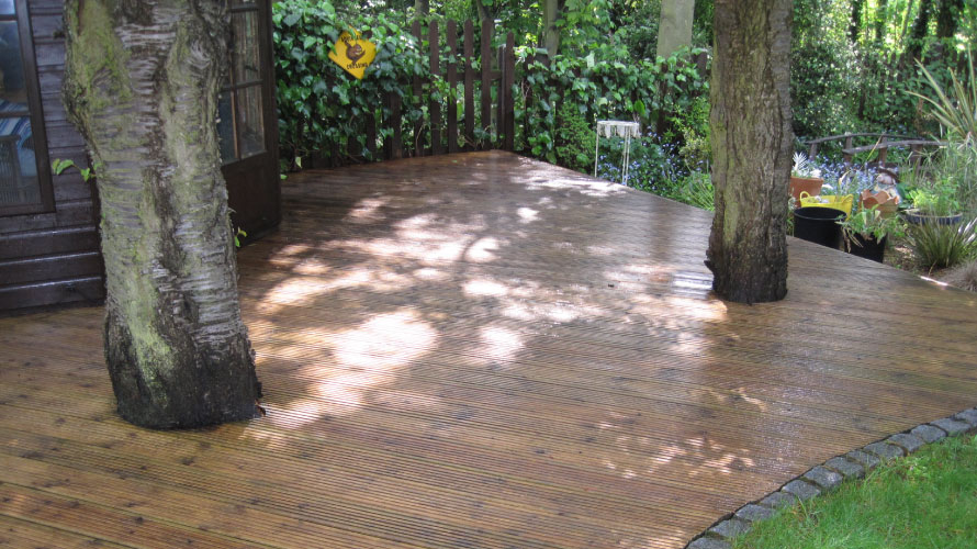 Decking and Wood Cleaning After